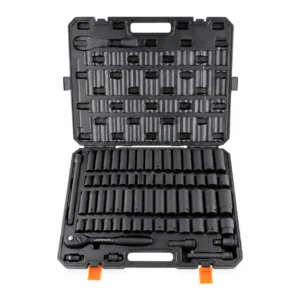Lawnhood 65-Piece 1/2-Inch Drive Impact Socket Set