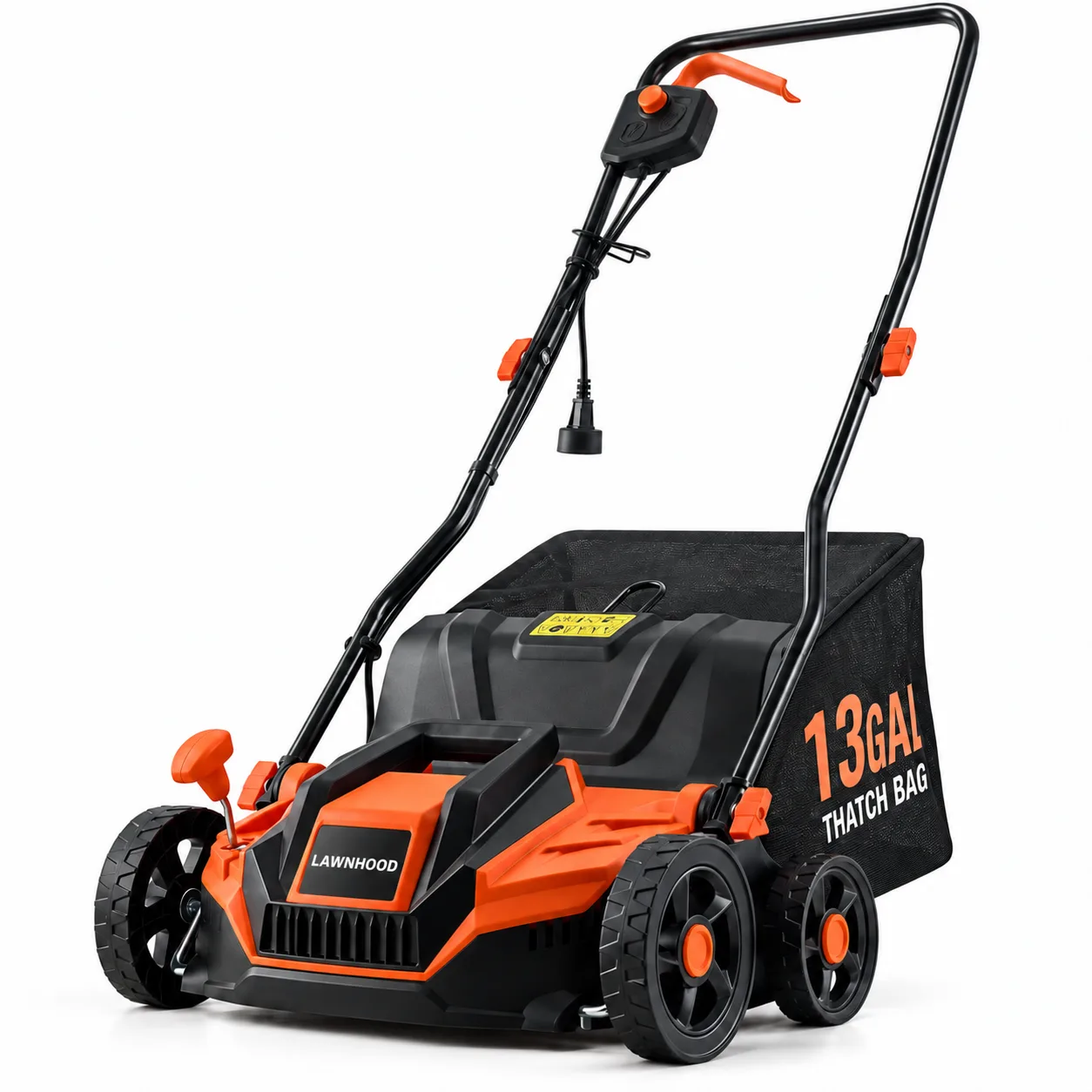 Lawnhood 2-in-1 Electric Dethatcher & Scarifier