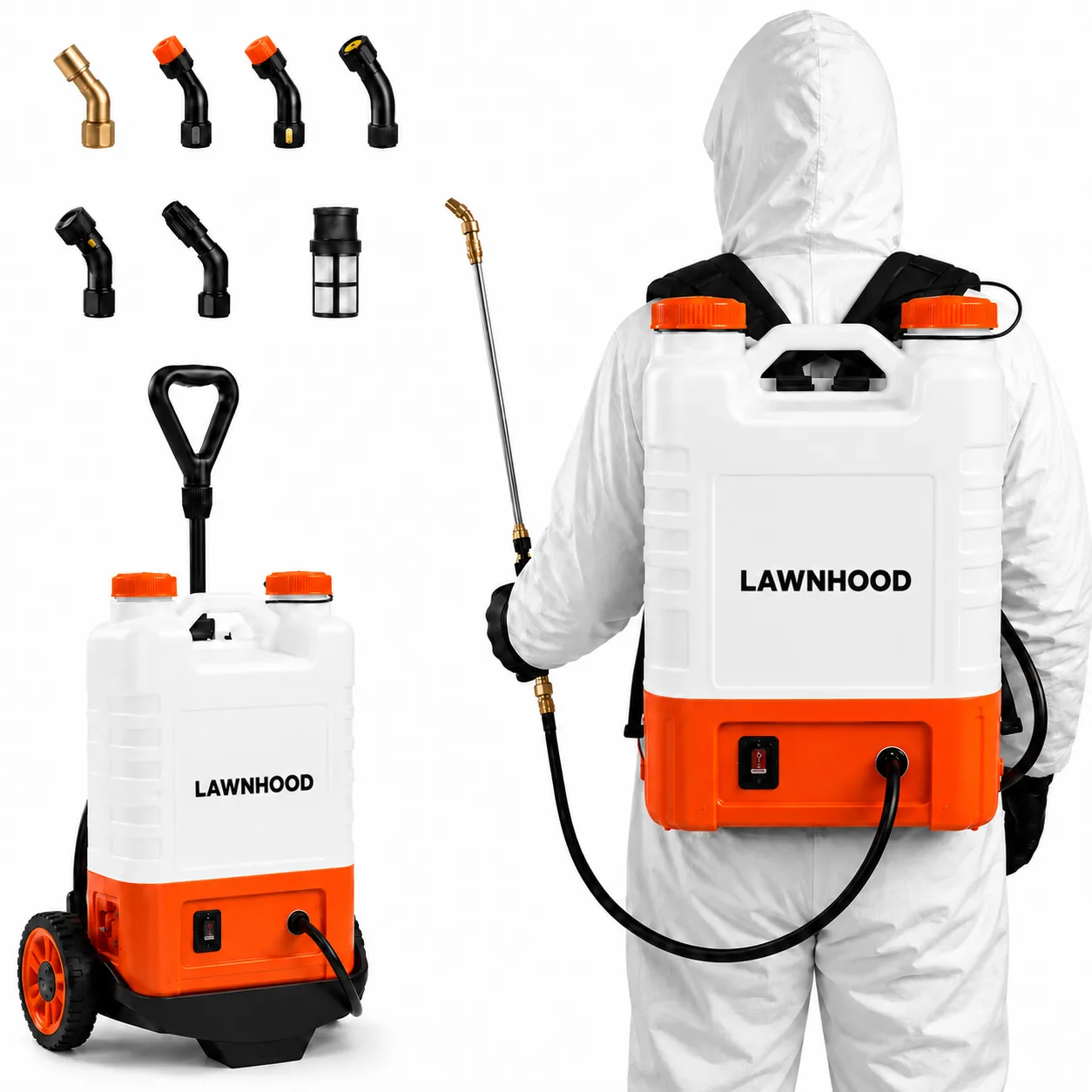Lawnhood battery-powered backpack sprayer, additional view 1
